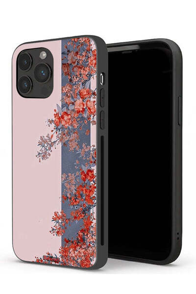 Tolwak جراب حماية لجهاز Apple iPhone 13 Pro Max بتصميم أوراق الشجر والزهور