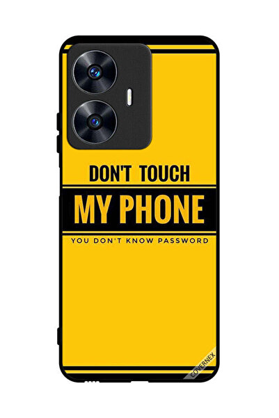 Covernex غطاء حماية لهاتف Realme C55 لا تلمس هاتفي، أنت لا تعرف كلمة المرور
