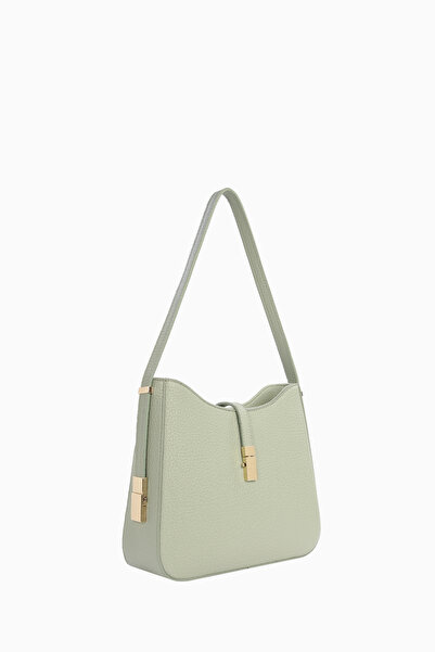 Tuğba Yanları Metal Aksesuarlı Çanta - Mint