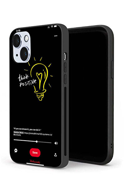 Tolwak جراب حماية لجهاز Apple iPhone 14 - فكر بإيجابية