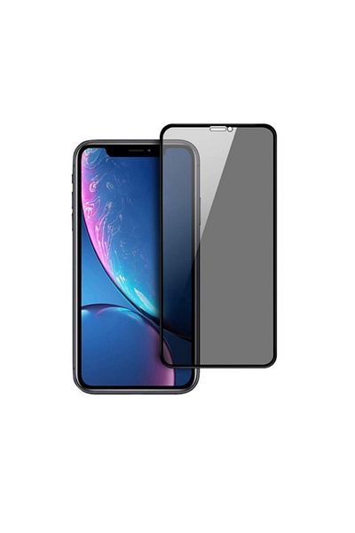 Privacy 5D privacy glass film for Apple iPhone XR, Privacy Glass 9H hardness anti-scratch screen protector
