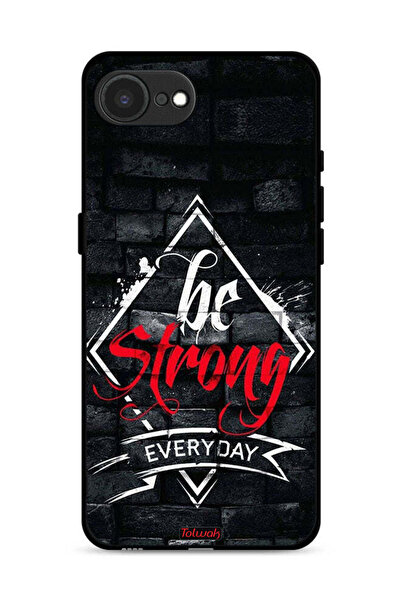 Tolwak Apple iPhone 16e Protective Case Cover Be Strong Every Day