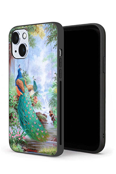 Tolwak غطاء حماية لجهاز Apple iPhone 14 Plus بتصميم الطاووس