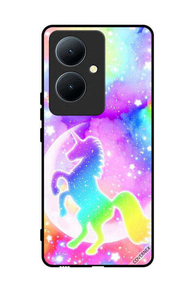 Covernex Protective Case Cover For Vivo Y78+ 5G Rainbow Unicorn