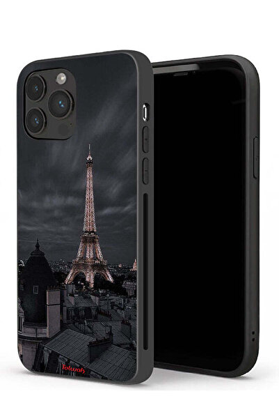 Tolwak جراب حماية لجهاز Apple iPhone 13 Pro Max بتصميم برج إيفل في الليل