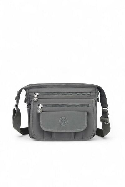 SMART BAGS Geantă de damă Crinkle Gri închis SMB 3005
