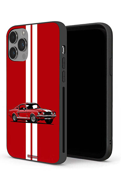 Tolwak Apple iPhone 14 Pro Protective Case Vintage Car Abstract Art