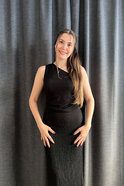 Sorridi Single Shoulder Skirt Seersucker 2 Piece Set