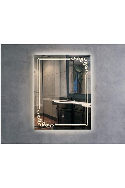 Trendy's TRENDY'S bathroom mirror, rectangular with touch sensor and LED – 600x800mm