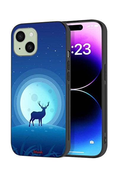 Tolwak غطاء حماية لجهاز Apple iPhone 15 Plus بتصميم غزال