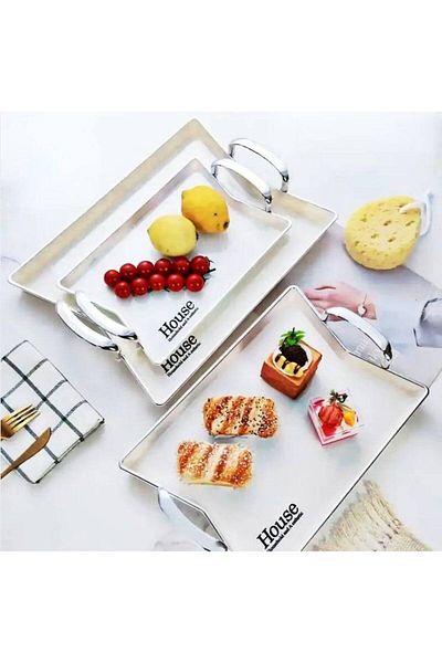 Generic Silver 3-Tier Dish Rack