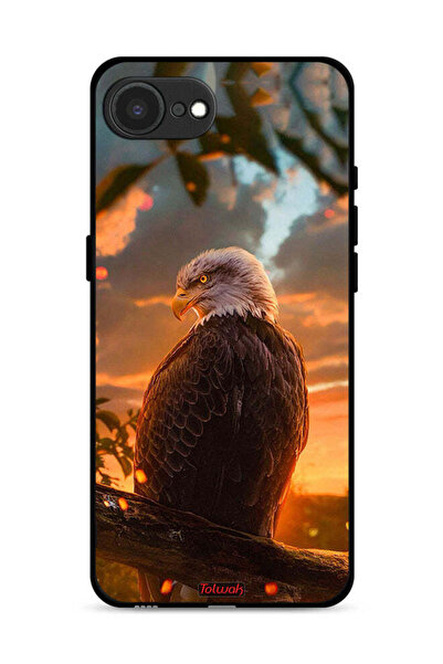 Tolwak غطاء حماية لجهاز Apple iPhone 16e بتصميم النسر