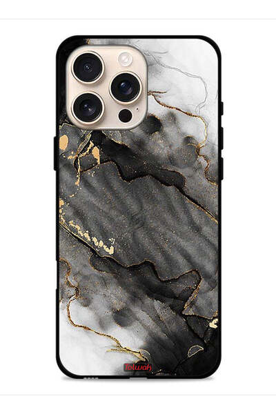 Tolwak غطاء حماية لجهاز Apple iPhone 16 Pro من الرخام اللامع