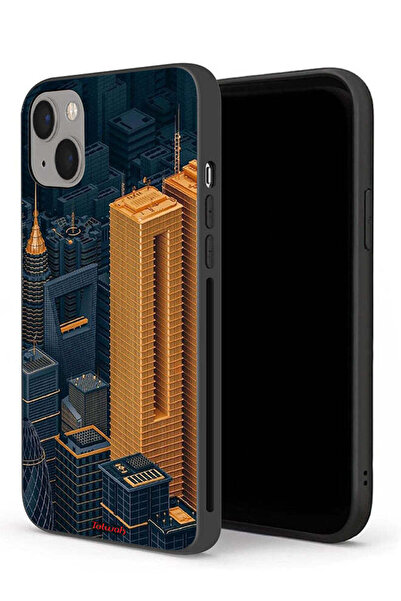 Tolwak جراب حماية لجهاز Apple iPhone 13 mini - مباني فنية