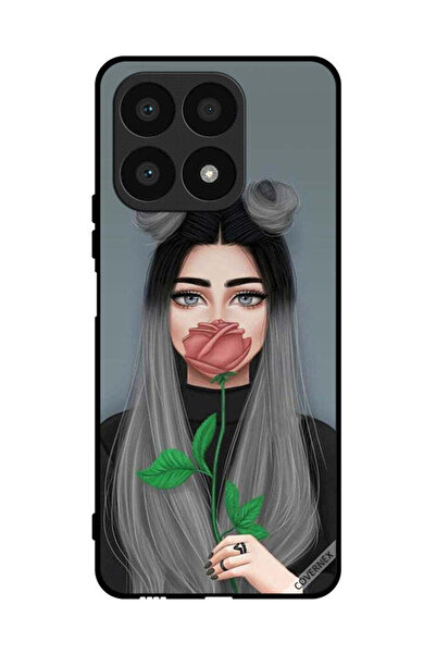 Covernex غطاء حماية لهاتف Honor X8a - تصميم فتاة لطيفة