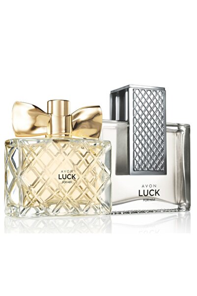 AVON Set apa de parfum Avon Luck pentru ea 50 ml si apa de toaleta pentru el 75 ml