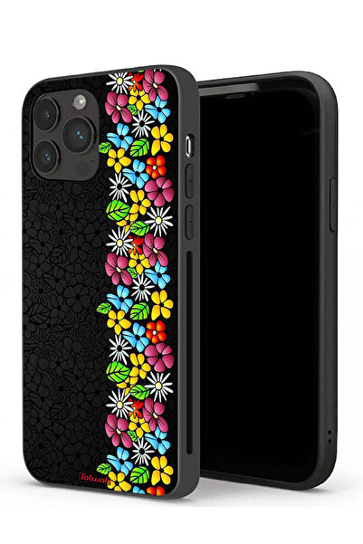 Tolwak غطاء حماية لجهاز Apple iPhone 13 Pro من Flowers Line