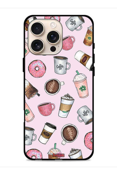 Tolwak غطاء حماية لجهاز Apple iPhone 16 Pro بتصميم فن محبي القهوة