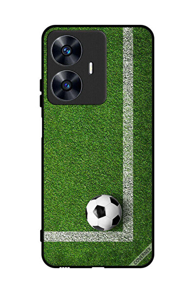 Covernex غطاء حماية لهاتف Realme C55 - كرة قدم في الزاوية