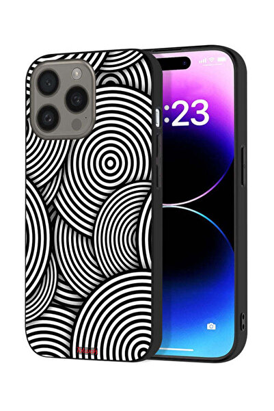 Tolwak غطاء حماية لجهاز Apple iPhone 15 Pro بنمط دوائر وهمية