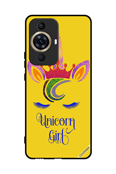 Covernex غطاء حماية لهاتف هواوي نوفا 11 - رسم فتاة يونيكورن