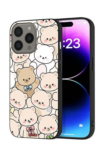 Tolwak غطاء حماية لجهاز Apple iPhone 15 Pro بنمط الدببة