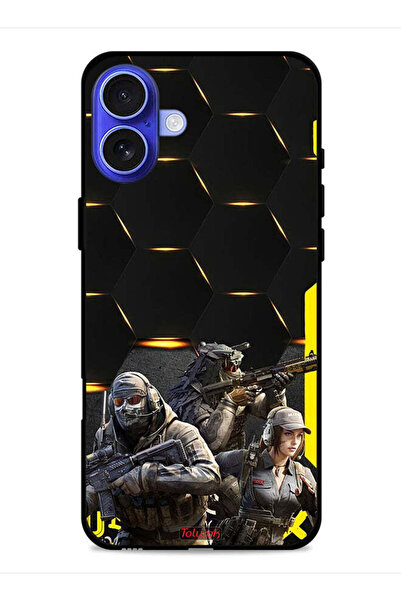 Tolwak غطاء حماية لجهاز Apple iPhone 16 بخلفية Cyberpunk