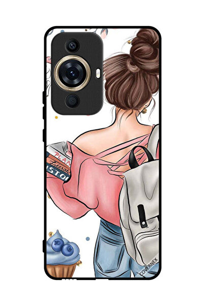 Covernex غطاء حماية لهاتف هواوي نوفا 11 برو - رسومات على يد فتاة