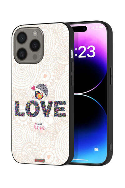 Tolwak غطاء حماية لجهاز Apple iPhone 15 Pro Max - Love With Love