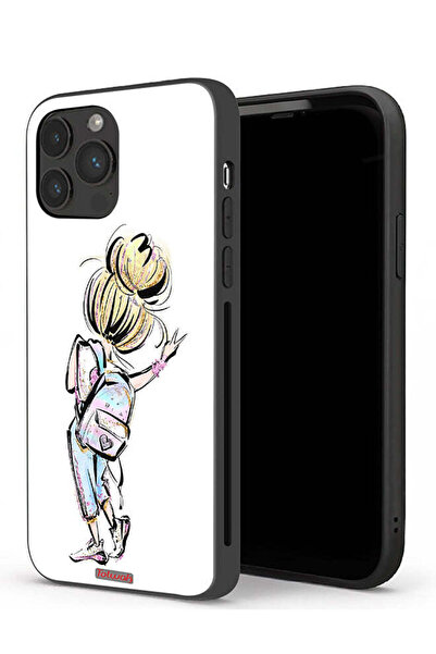 Tolwak جراب حماية لجهاز Apple iPhone 13 Pro Max بتصميم فتاة العودة إلى المدرسة