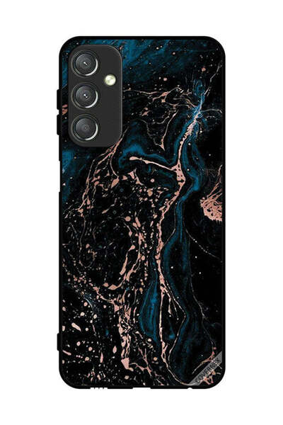 Covernex غطاء حماية لهاتف سامسونج جالاكسي A24 4G بنمط مزيج من الرخام واللون ا...