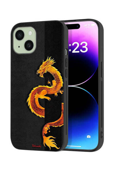 Tolwak غطاء حماية لجهاز Apple iPhone 15 Plus بتصميم فن التنين