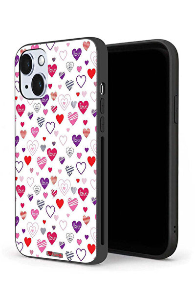 Tolwak جراب حماية لهاتف Apple iPhone 14 Plus برسومات قلوب