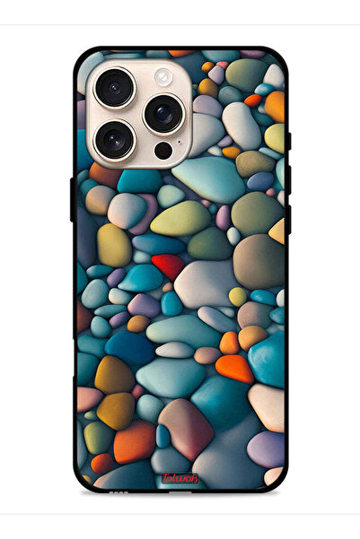 Tolwak غطاء حماية لجهاز Apple iPhone 16 Pro Max بنمط تجريدي من الأحجار