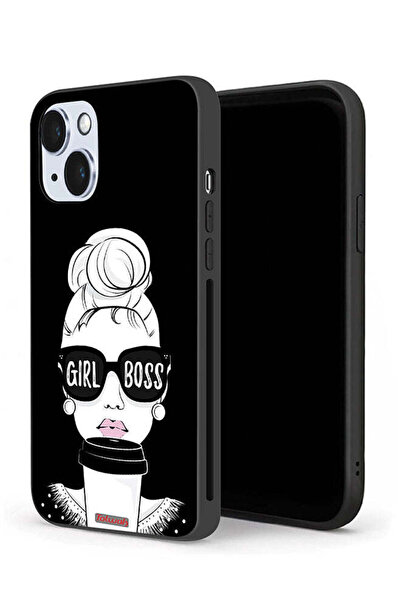 Tolwak جراب حماية لهاتف Apple iPhone 14 Plus Girl Boss