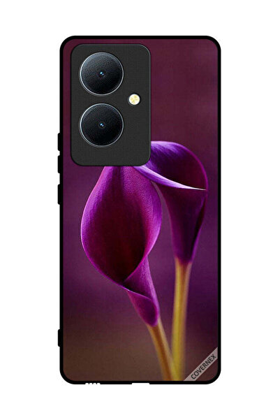 Covernex غطاء حماية لهاتف Vivo Y78 5G زهرتان جميلتان