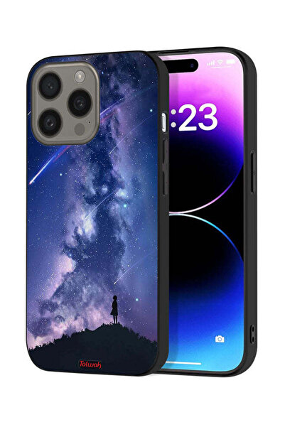 Tolwak غطاء حماية لجهاز Apple iPhone 15 Pro Max - نجوم متحركة
