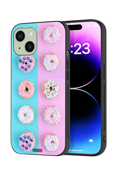 Tolwak غطاء حماية لجهاز Apple iPhone 15 Plus بتصميم دوناتس هيذر