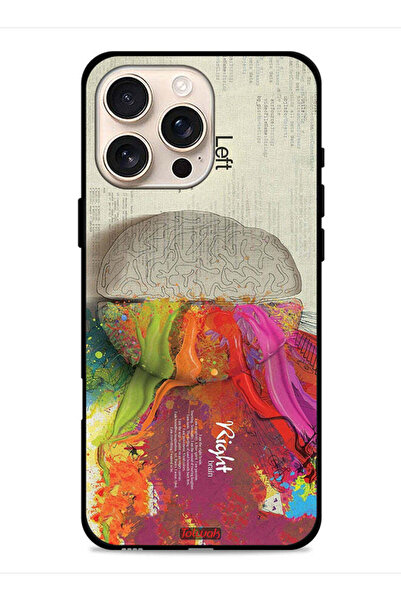 Tolwak غطاء حماية لجهاز Apple iPhone 16 Pro Max بتصميم تجريدي لعلم الدماغ