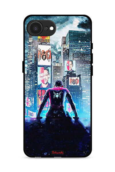 Tolwak غطاء حماية لجهاز Apple iPhone 16e بتصميم Spider Man