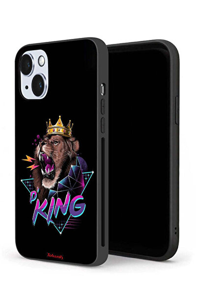 Tolwak جراب حماية لجهاز Apple iPhone 14 Plus برسومات الأسد الملك