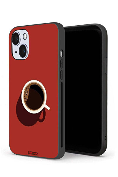Tolwak جراب حماية لجهاز Apple iPhone 14 Plus بتصميم فنجان قهوة