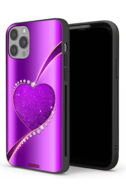 Tolwak غطاء حماية لامع على شكل قلب لهاتف Apple iPhone 12 Pro Max