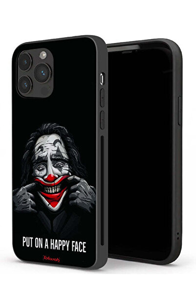 Tolwak غطاء حماية لجهاز Apple iPhone 13 Pro Max بتصميم وجه سعيد