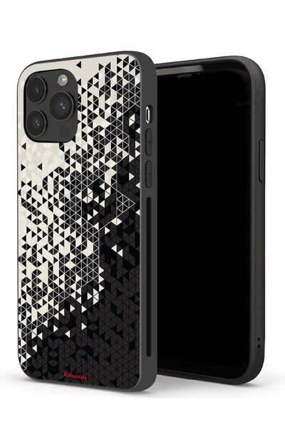 Tolwak حافظة حماية لجهاز Apple iPhone 13 Pro بنمط مثلث فني رقمي