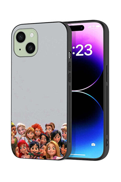 Tolwak Apple iPhone 15 Plus Protective Case Cover Friends Forever