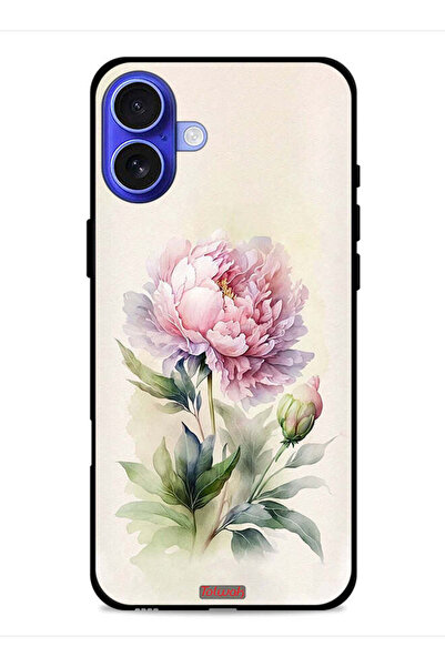Tolwak غطاء حماية لجهاز آيفون 16 من آبل بتصميم فني بألوان مائية وردية