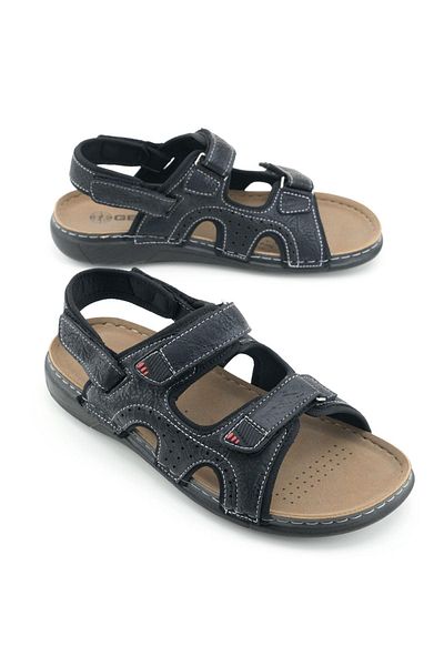 GEZER Gezer Men's Black Summer Sandals