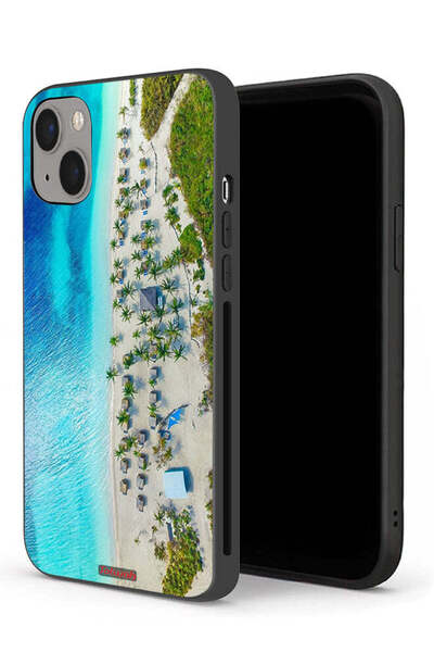 Tolwak غطاء حماية لجهاز Apple iPhone 13 mini - لون الشاطئ