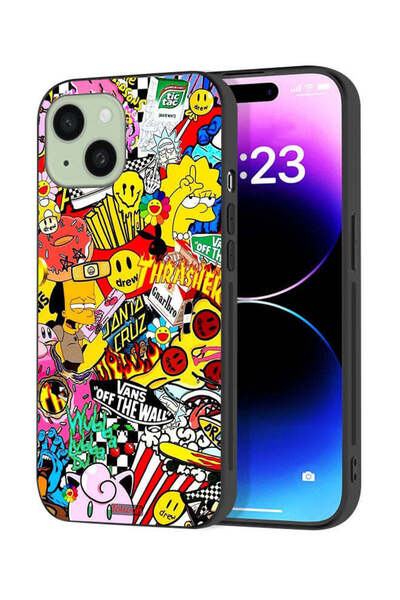 Tolwak Apple iPhone 15 Plus Protective Case Cover Off The Wall